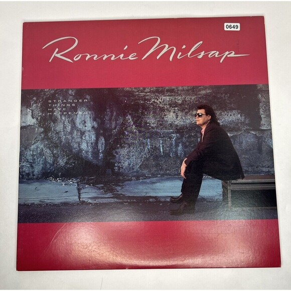 Vintage Ronnie Milsap Stranger Things Have Happened LP Vinyl Record (1989) - Picture 1 of 2